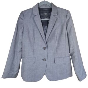 J. Crew Super 120s Four-Season Lined Light Heather Gray Wool Blazer Jacket